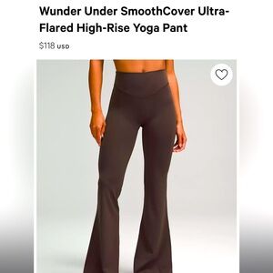 Lululemon High-Rise Yoga Pant Expresso